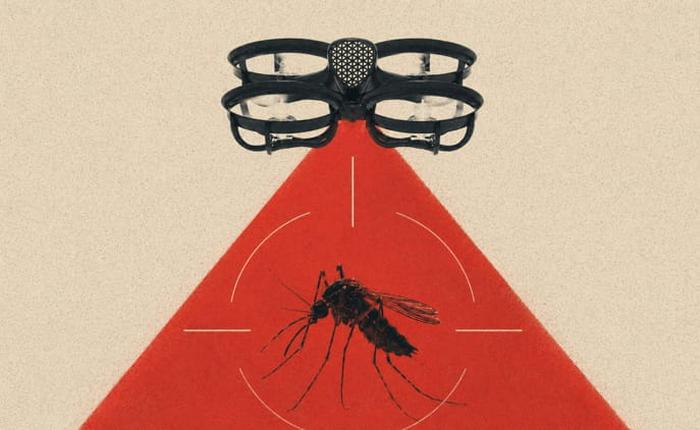Cuộc cách mạng diệt muỗi bằng AI: Micro-drone siêu nhỏ bắn hạ côn trùng ngay trên không