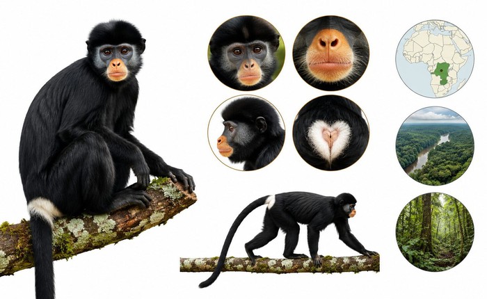 Cuộc truy vết 10 năm tại Congo: Phát hiện loài khỉ bí ẩn tuyệt đẹp đang đứng trước nguy cơ tuyệt chủng