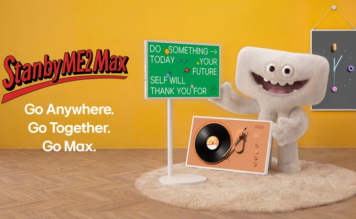 LG mang StanbyME 2 Max về Việt Nam: Màn hình giải trí di động 32 inch 4K, pin 4,5 giờ, có thể tháo rời khỏi chân đế