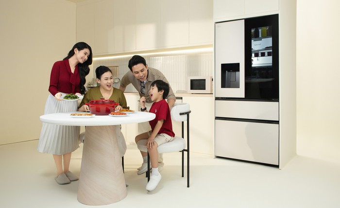 LG ra mắt tủ lạnh French Door Fit & Max tại Việt Nam: Thiết kế sát tường, làm được 3 loại đá và tích hợp AI