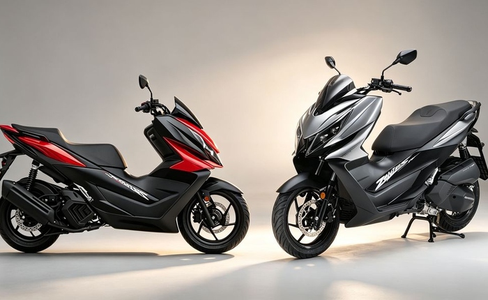 Phả hơi nóng lên Yamaha NVX, Zontes 175V gây sốt với dàn công nghệ khủng và khung nhôm