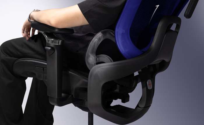 HyperWork ra mắt ghế công thái học Flow: Tựa lưng kép, ngả sâu tới 150 độ