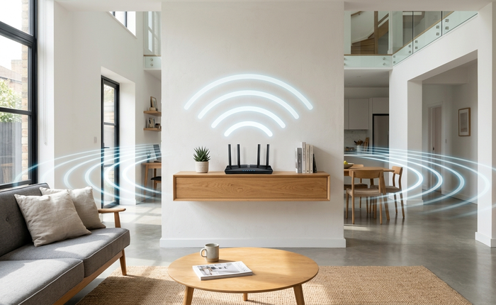 Vì sao wifi trong nhà ở rất gần nhưng tín hiệu lại yếu hơn của hàng xóm?