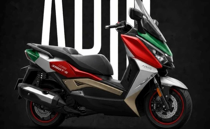 Mẫu xe tay ga ARIIC 318GT-S trình làng với động cơ 369cc cùng hàng loạt công nghệ đỉnh cao