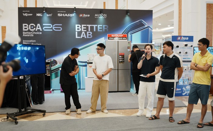 Sôi động Better Lab ngày đầu: Người dùng trực tiếp trải nghiệm Sharp, Dahua, MUTOSI cùng các KOL công nghệ