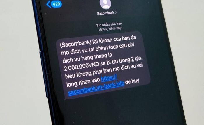 Ngân hàng phát cảnh báo tới toàn bộ khách hàng nhận được tin nhắn SMS có nội dung này