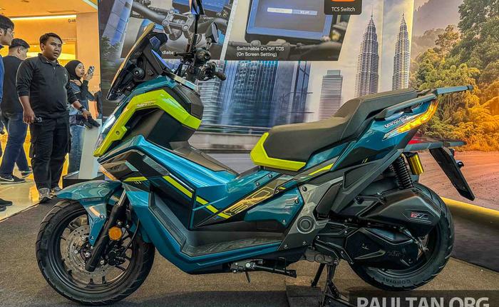 Đối thủ Honda ADV160 lộ diện giá chỉ 60 triệu đồng, trang bị phanh ABS, TCS cùng camera hành trình cực xịn