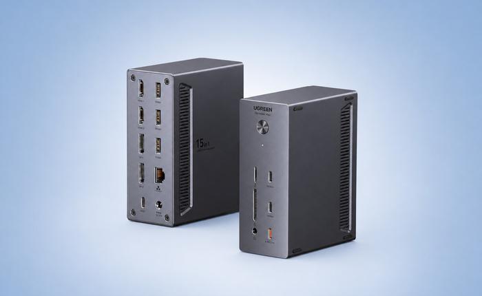 Ugreen ra mắt "siêu dock" USB-C 15 cổng, có thể xuất 4 màn hình 4K cùng lúc cho cả Mac và Windows