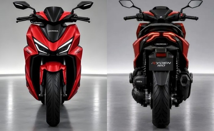 Honda Ryden 160 bất ngờ lộ diện khiến phân khúc xe tay ga thể thao lập tức dậy sóng