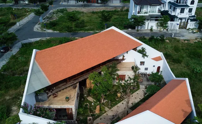 Ngôi nhà đưa hình ảnh nhà sàn Bắc Bộ vào không gian sống