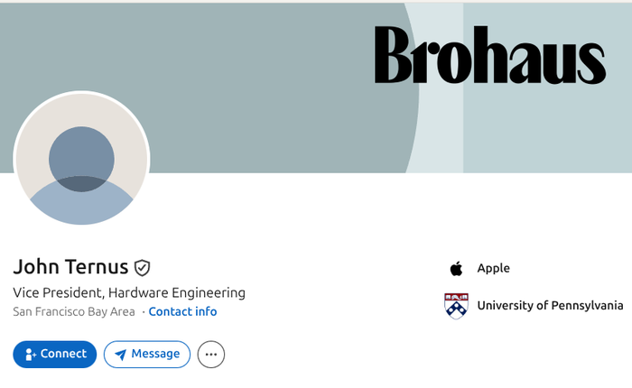 Lướt qua tài khoản LinkedIn "ít dòng" của tân CEO Apple, không ai nghĩ đây là một người đàn ông thành công
