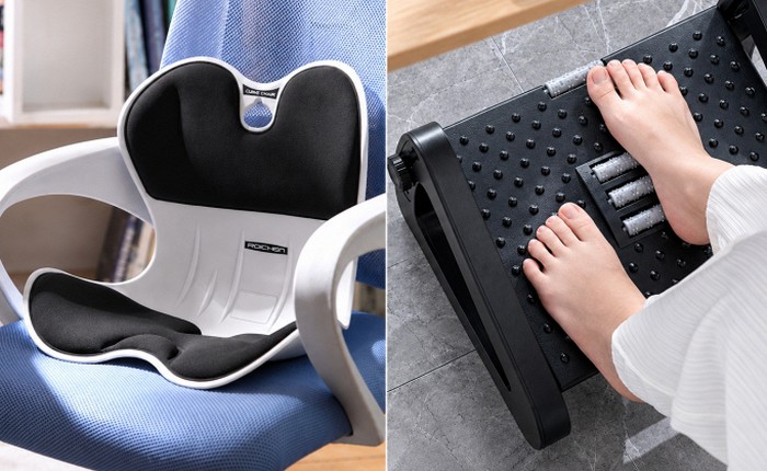 Tiếc tiền mua ghế công thái học? 2 món đồ rẻ này giúp ngồi làm việc đỡ mỏi lưng, tê chân