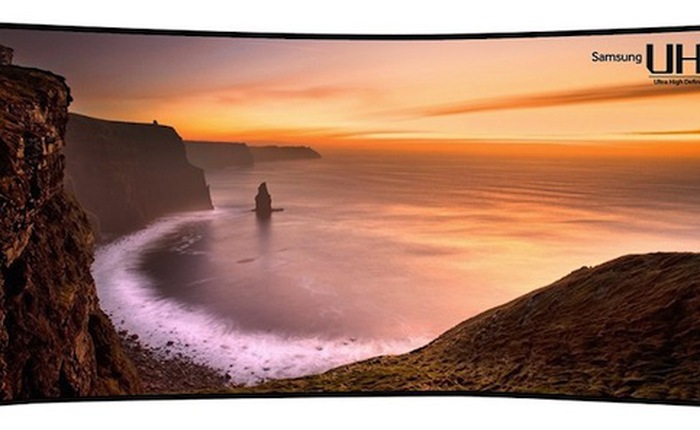 Samsung cũng có TV cong 105 inch siêu nét