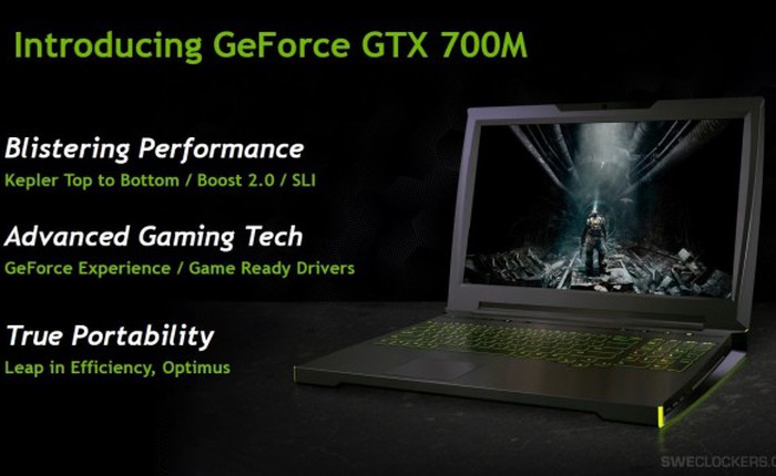 Nvidia ra mắt GeForce GTX 700M