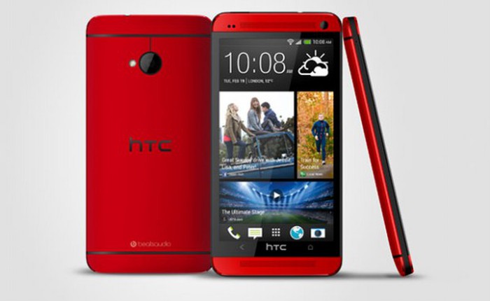 Xuất hiện video thực tế đầu tiên về HTC One phiên bản màu đỏ