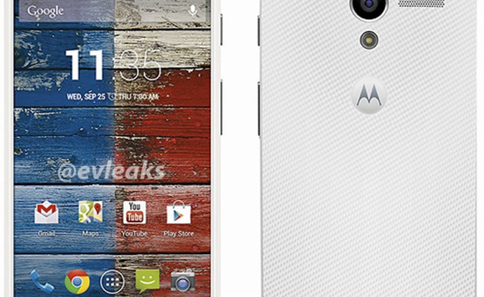 Siêu phẩm điện thoại Moto X tiếp tục lộ hàng