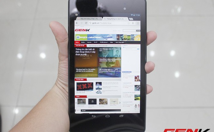 Mở hộp tablet giá rẻ Nexus 7 thế hệ 2 tại Việt Nam: Máy đẹp, cấu hình cao cấp