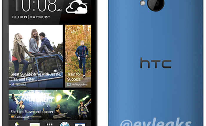 Xuất hiện phiên bản HTC One màu xanh nước biển