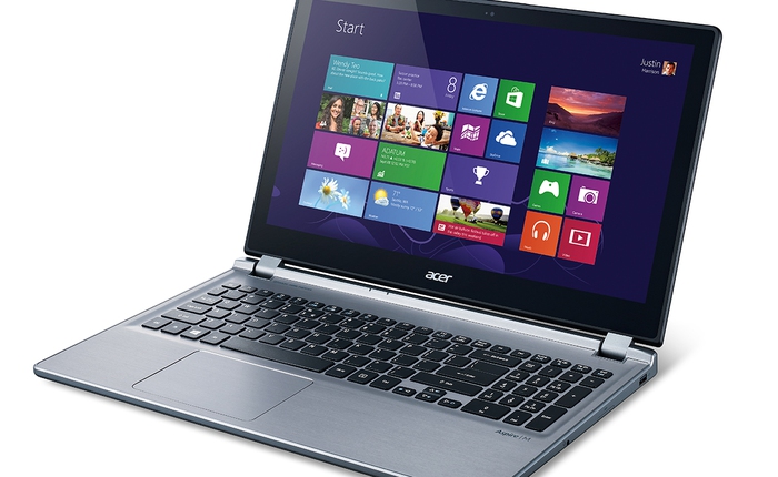 Acer nâng cấp notebook Aspire M5 với chip Haswell và công nghệ WiDi