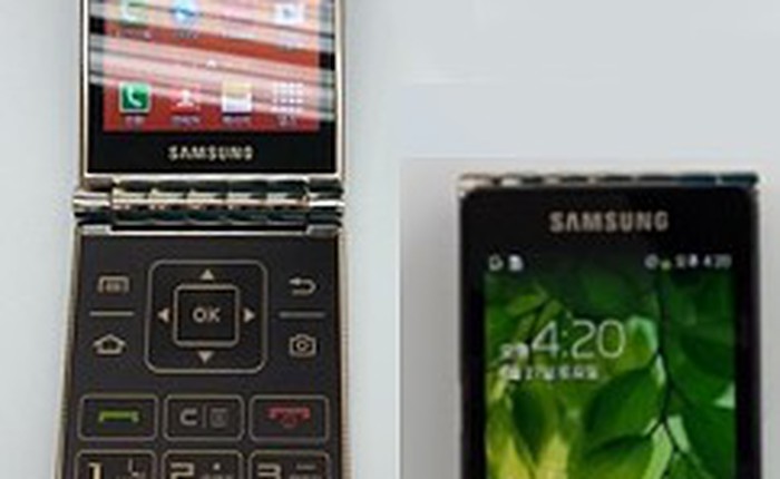 Lộ ảnh thực tế điện thoại nắp gập cổ điển của Samsung