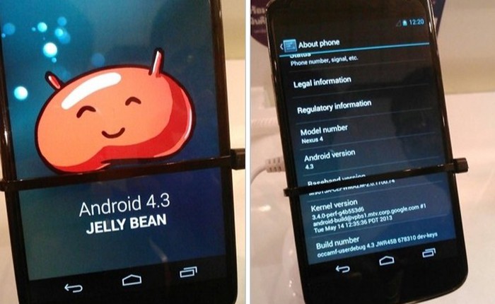 Android 4.3 có thể cho thời lượng sử dụng đáng kinh ngạc