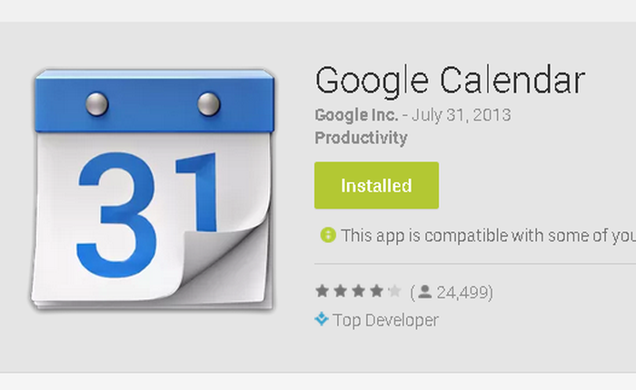 Ứng dụng Google Calendar cập nhật tính năng đồng bộ chéo giữa các thiết bị