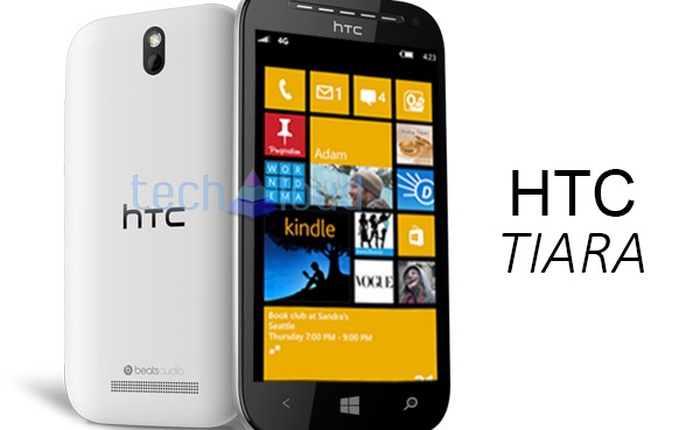 Smartphone HTC Tiara chạy Windows Phone 8 bất ngờ lộ diện