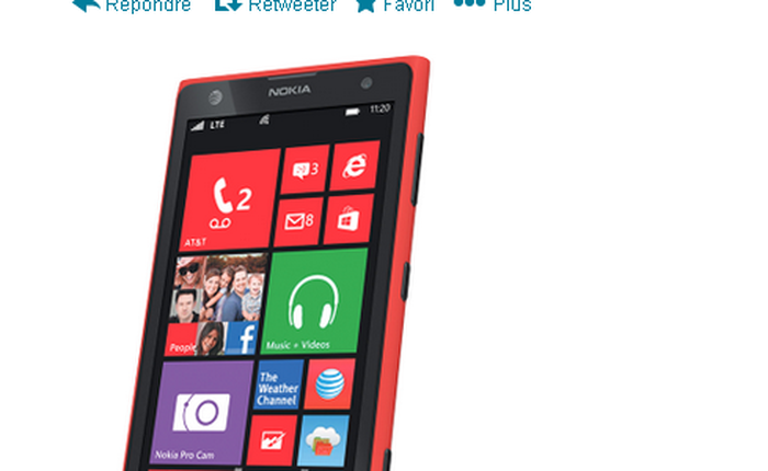Điện thoại chụp ảnh đẹp Lumia 1020 sẽ có phiên bản màu đỏ?