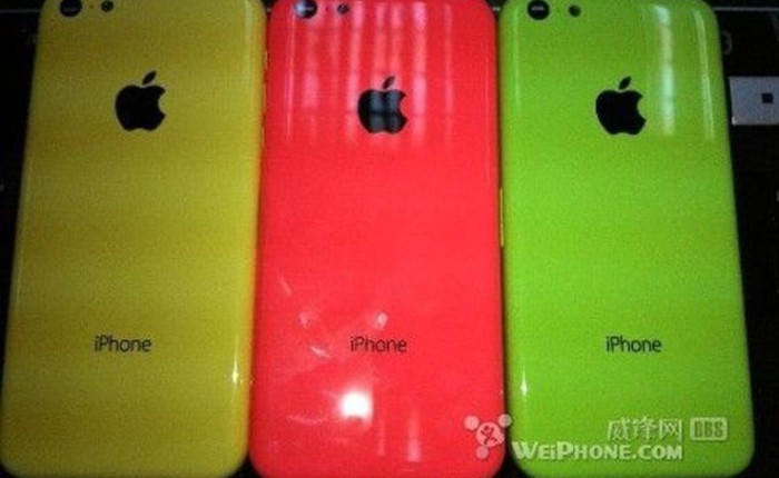 Rò rỉ màu sắc mới cho iPhone giá rẻ