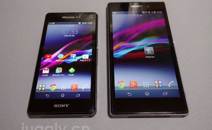 Xperia Z1 ‘mini’ đọ dáng chuẩn cùng Xperia Z1