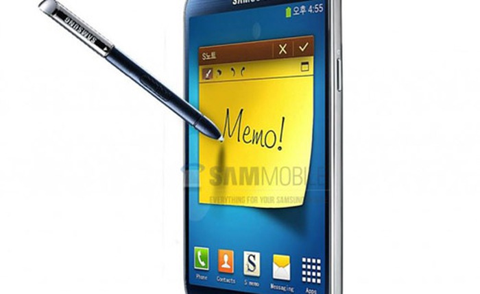 Rò rỉ Galaxy Memo, biến thể Galaxy S4 dùng bút cảm ứng