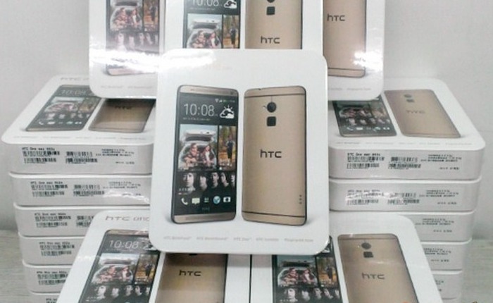 Phablet HTC One Max có thêm phiên bản vàng sâm panh