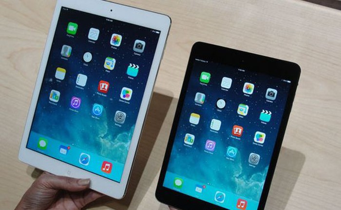 Bộ đôi iPad Air và iPad mini Retina có giá bán chính thức tại Việt Nam