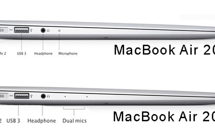 So sánh MacBook Air 2013 và thế hệ trước