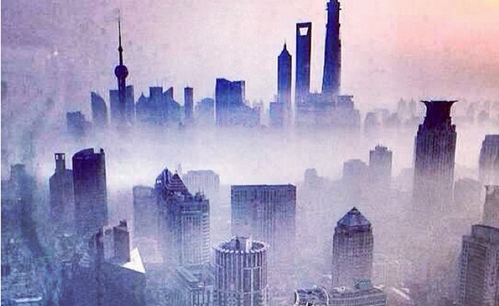 Từ vũ trụ, thấy rõ nhất ở Trung Quốc là khói độc, không phải là Vạn Lý Trường Thành