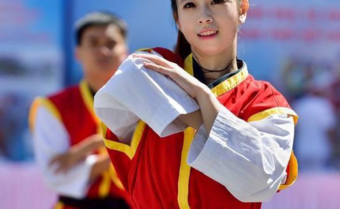 Nữ võ sỹ taekwondo Việt "đốn lòng" dân mạng vì vừa xinh vừa giỏi