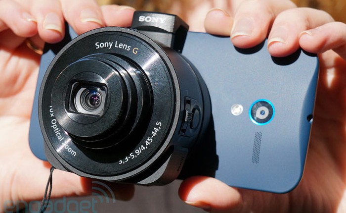Sony Cyber-shot QX10: ống kính kết nối Wi-Fi cho smartphone