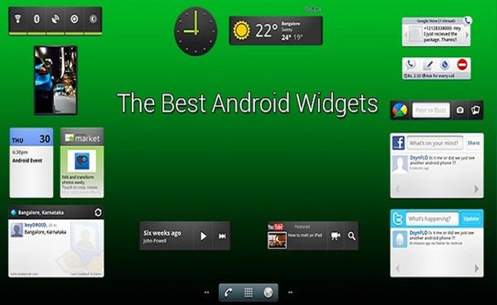 Top 5 widget hữu dụng cho Android