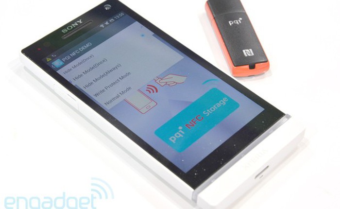 PQI giới thiệu ổ đĩa flash mã hóa NFC, cung cấp nhiều chế độ truy cập qua ứng dụng Android
