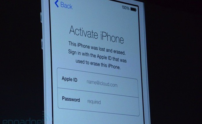 Activation Lock trong iOS 7 giúp giảm thiểu nguy cơ iPhone, iPad bị trộm