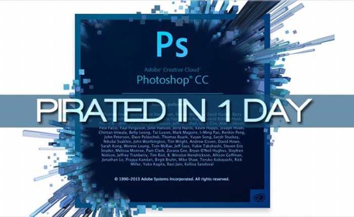 Bản crack Photoshop Creative Cloud đầy rẫy trên mạng