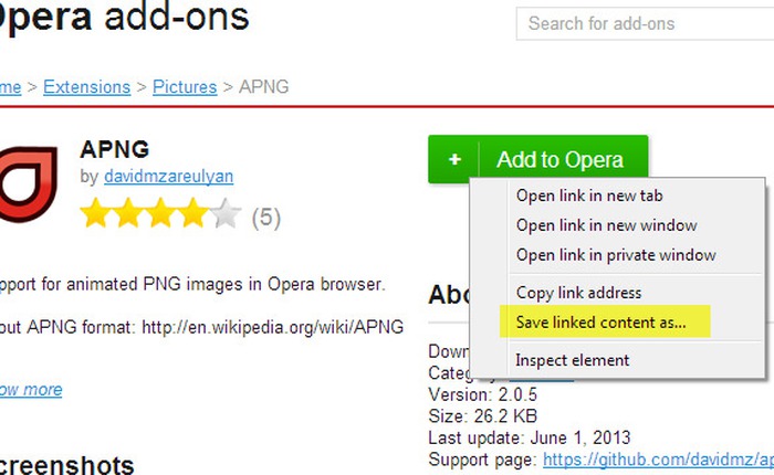 Đã có thể cài qua lại extension giữa Opera 15 và Google Chrome