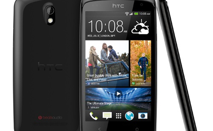 Điện thoại tầm trung HTC Desire 500 chính thức trình làng, màn hình 4,3 inch, giá 8,5 triệu đồng