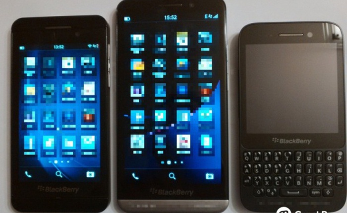 BlackBerry A10/Z30 lộ diện cùng bộ đôi BlackBerry Z10, BlackBerry Q5