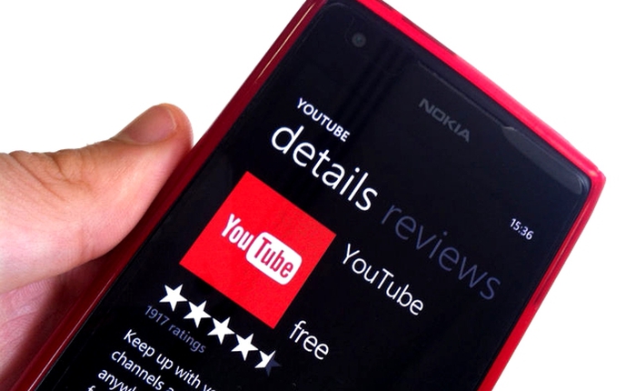 Ứng dụng YouTube cho Windows Phone tiếp tục bị Google chặn sau một ngày phát hành