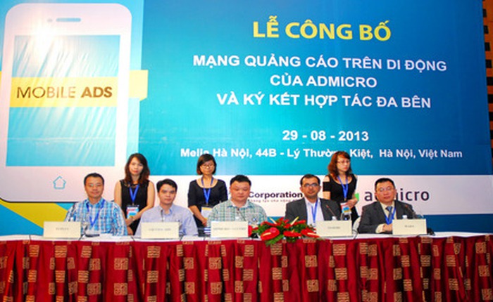 Admicro ra mắt mạng quảng cáo di động phủ hầu hết độc giả trên di động Việt Nam