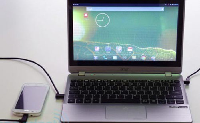 Acer tham vọng biến điện thoại thành laptop