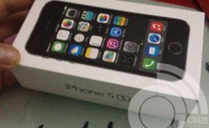 Lộ hình ảnh rõ nét vỏ hộp iPhone 5S, nút Home có thể tích hợp nhận dạng vân tay