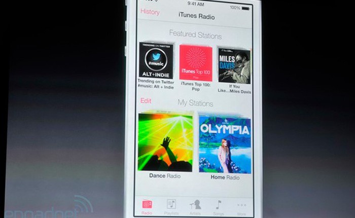 Dịch vụ radio miễn phí iTunes radio sẽ ra mắt cùng iOS 7 vào 18/9