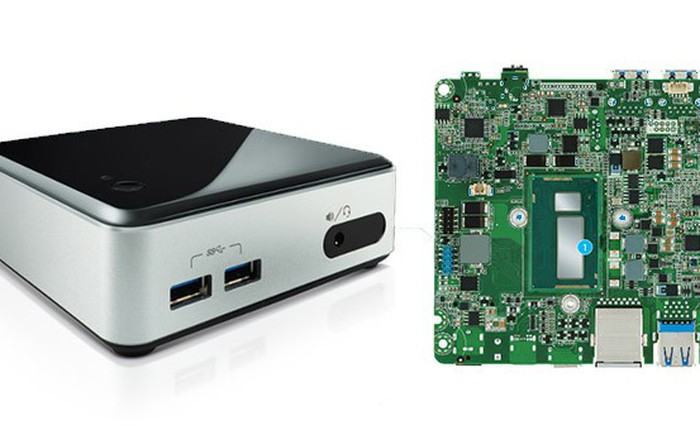 Máy tính siêu nhỏ NUC của Intel có phiên bản mới